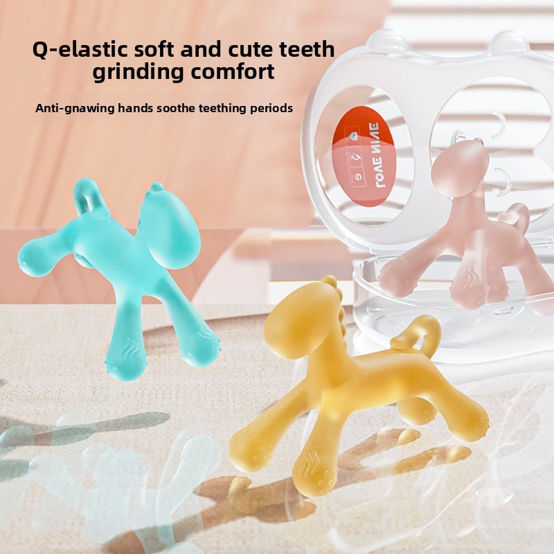 Teberro Soft Silicone Dog - Shaped Teething Toy for Babies - Image 9