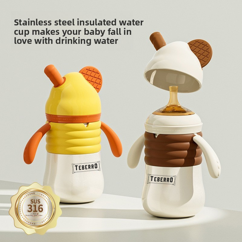 Teberro Insulated Baby Bottle with Stylish Cup Sleeve - Ideal for Outings - Image 2