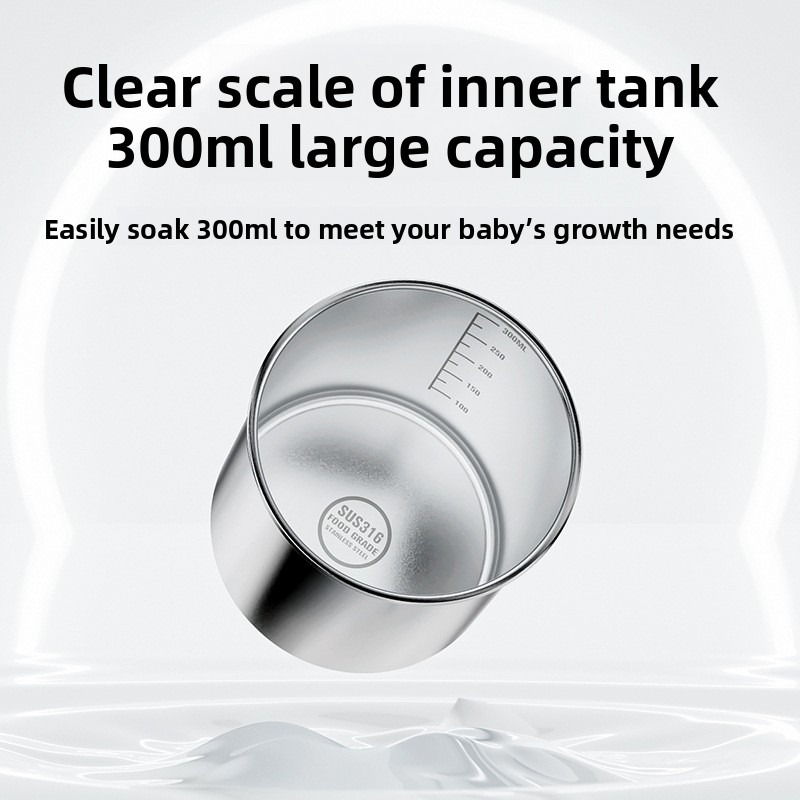 Teberro 316 Stainless Steel Baby Milk Cup - Cartoon Octopus Design, Dual - Handle, for WaterMilkJuice, Leak - Proof & Insulated (7)