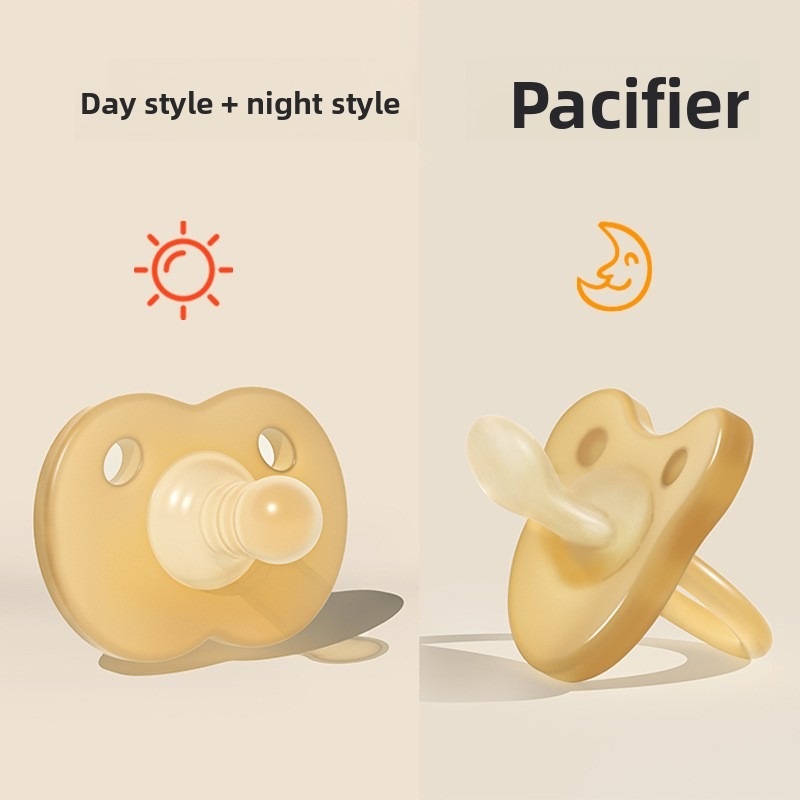 Teberro Baby Pacifier Set - Day & Night 2 - in - 1, Orthodontic Design, BPA - Free Silicone, Soothing for Infants (1)