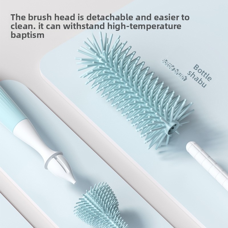 Teberro Cleaning Brush Set - Rotating Bottle Brush, Straw Brush & Pacifier Brush, Ergonomic Grip Design (20)
