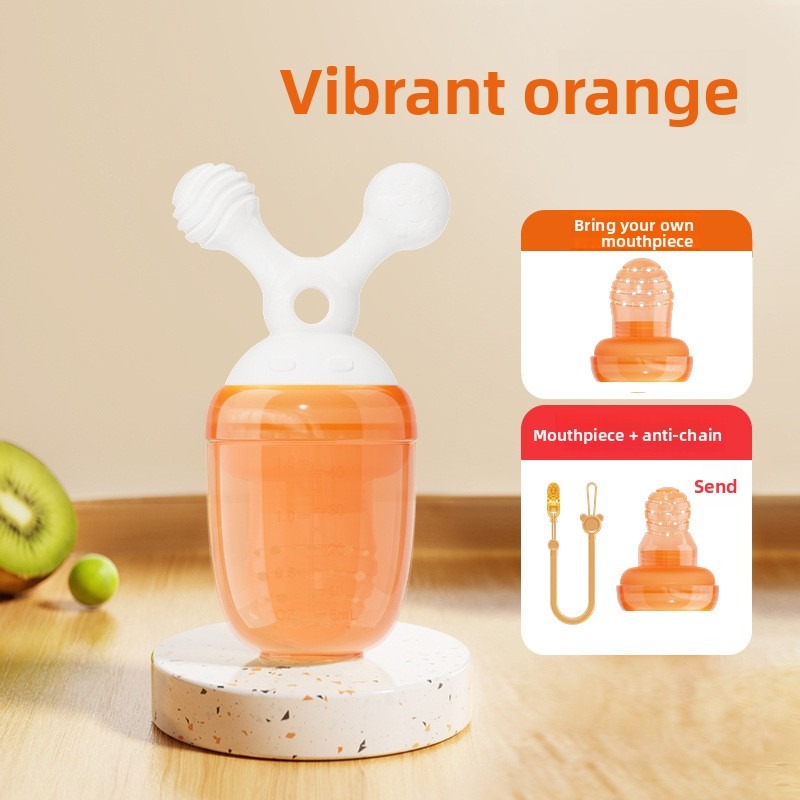 Teberro Multi - function Baby Pacifier - Unique Y - Shape Design, BPA - Free Silicone, Soothing Texture for Oral Development & Ideal for Early Food Introduction (2)