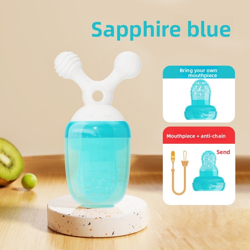 Teberro Multi - function Baby Pacifier - Unique Y - Shape Design, BPA - Free Silicone, Soothing Texture for Oral Development & Ideal for Early Food Introduction (3)