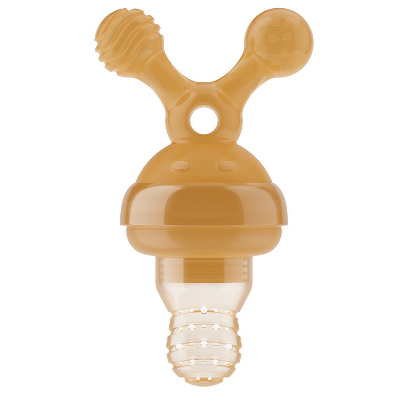 Teberro Multi - function Baby Pacifier - Unique Y - Shape Design, BPA - Free Silicone, Soothing Texture for Oral Development & Ideal for Early Food Introduction (6)