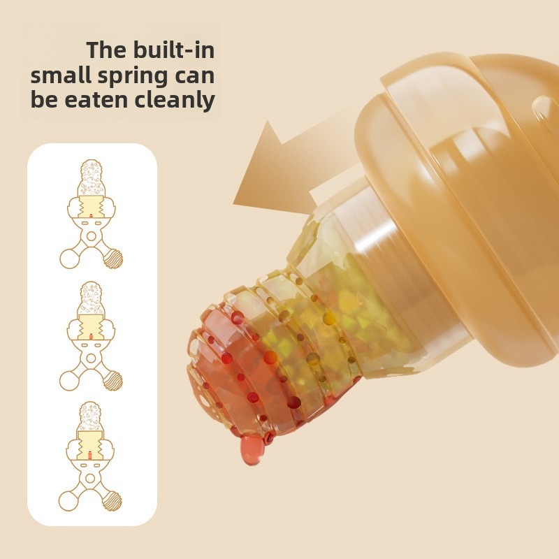 Teberro Multi - function Baby Pacifier - Unique Y - Shape Design, BPA - Free Silicone, Soothing Texture for Oral Development & Ideal for Early Food Introduction (7)
