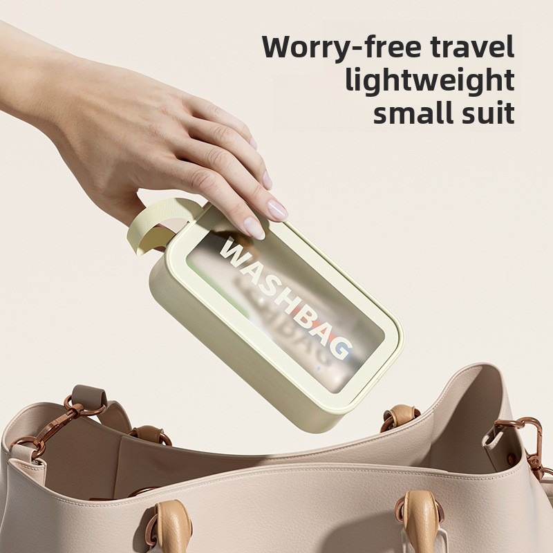 Teberro Portable Baby Bottle Brush Set with Transparent Washbag (6)