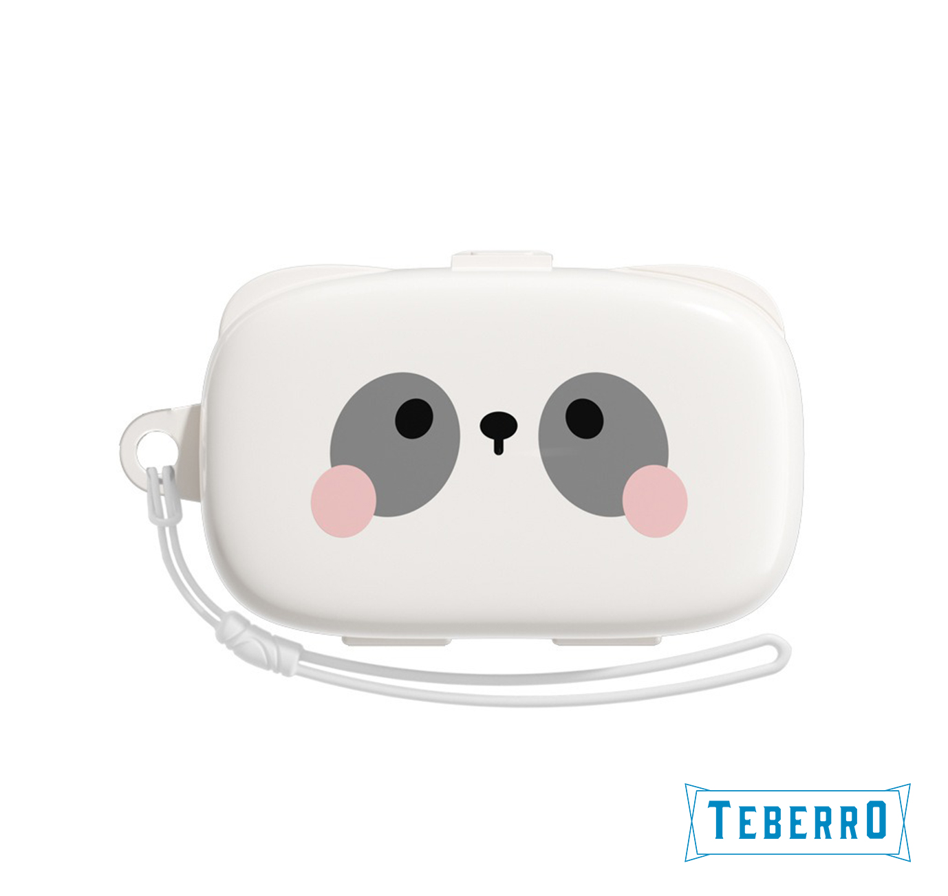Teberro Portable 7 - Piece Baby Bottle Cleaning Set - Cute Panda - Themed Storage Box, Multiple Brushes & Drying Racks, Ideal for Travel
