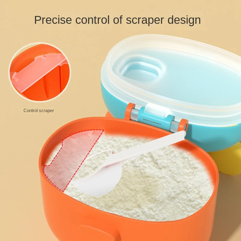 Portable Baby Formula Dispenser, Multifunctional Design with Convenient Seal and Moisture Protection, Ideal for Storing Snacks and Solid Food - Image 4
