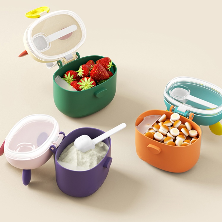 Portable Baby Formula Dispenser, Multifunctional Design with Convenient Seal and Moisture Protection, Ideal for Storing Snacks and Solid Food - Image 2