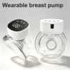 Custom armrest, wearable smart double-sided baby bottle, milk collector, portable breast pump, silent high-suction breast pump